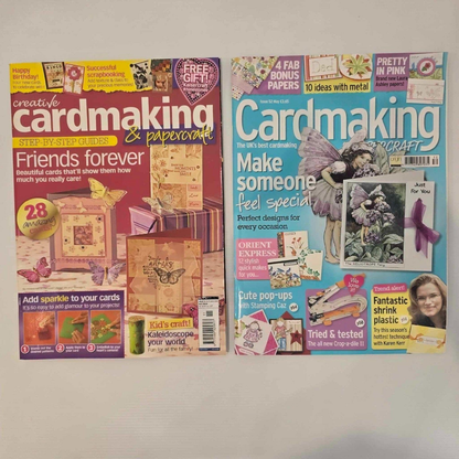 Unbranded 7x Mixed Cardmaking Paper Crafts Stamping Scrapbooking Card Making Magazine