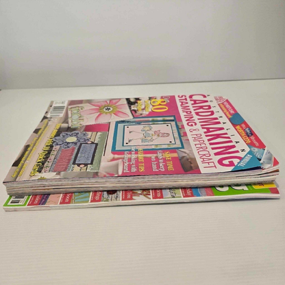 Unbranded 7x Mixed Cardmaking Paper Crafts Stamping Scrapbooking Card Making Magazine
