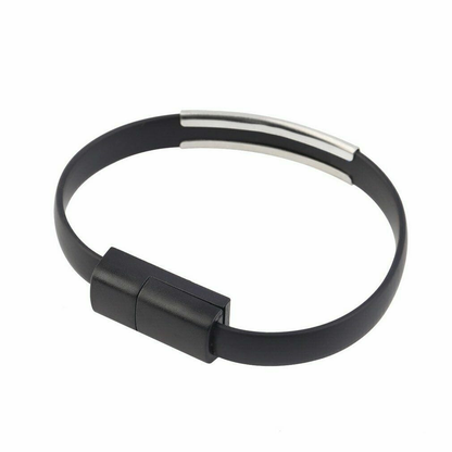 Unbranded 8Pin Micro USB To USB Cable Bracelet Power Bank Data Sync Cord Wristband Charge