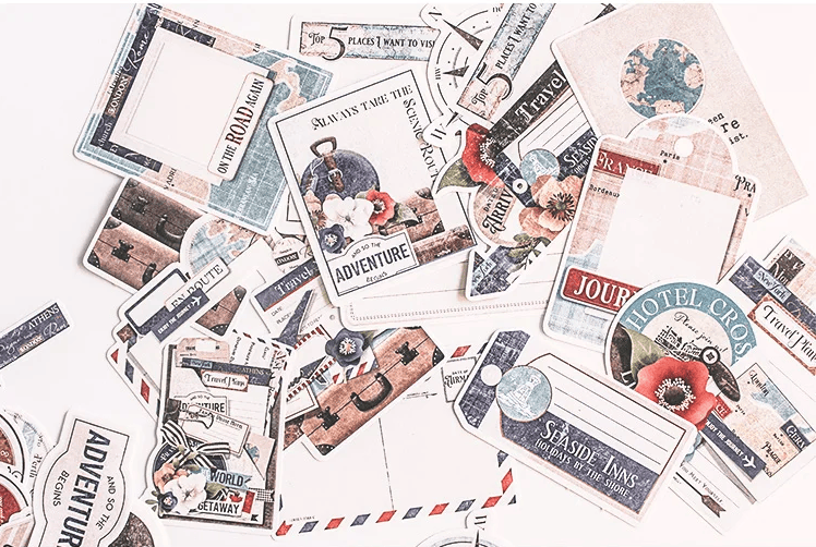 Unbranded 90 PCS travel Stickers Craftsstickers book label Decorative Sticker Book