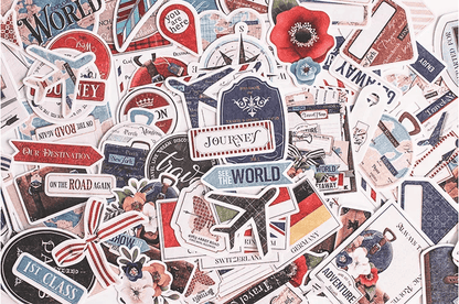 Unbranded 90 PCS travel Stickers Craftsstickers book label Decorative Sticker Book