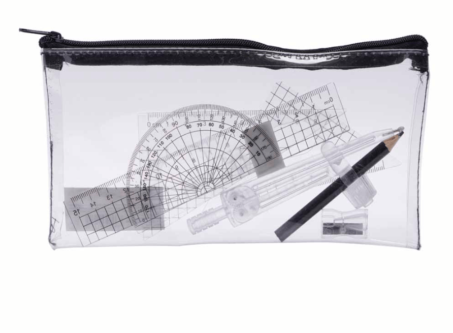 Unbranded 9Pcs Compass Drawing School Office Stationery Geometry Drafting Ruler Eraser Set