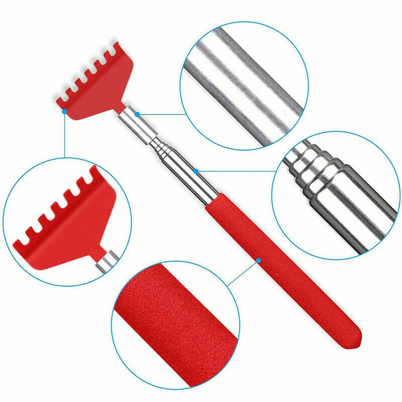 Unbranded Back Scratchers Back scratcher Extendable metal claw telescoping backscratcher massager extend