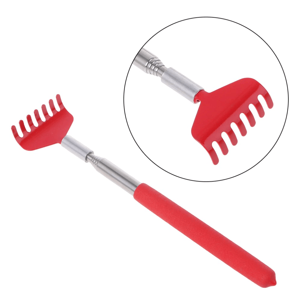 Unbranded Back Scratchers Red Back scratcher Extendable metal claw telescoping backscratcher massager extend