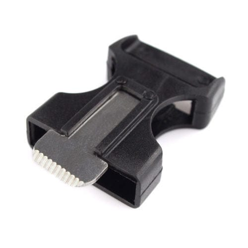 Unbranded Backpack Black Quick Release Buckle Bracelet Para cord Survival Whistle Fire