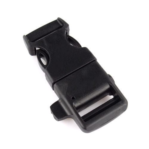 Unbranded Backpack Black Quick Release Buckle Bracelet Para cord Survival Whistle Fire