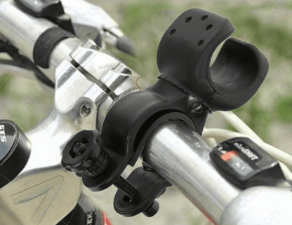 Unbranded Bike Bicycle Flashlight Mount Holder Clip Rotate 360 degree Head LED Light Torch