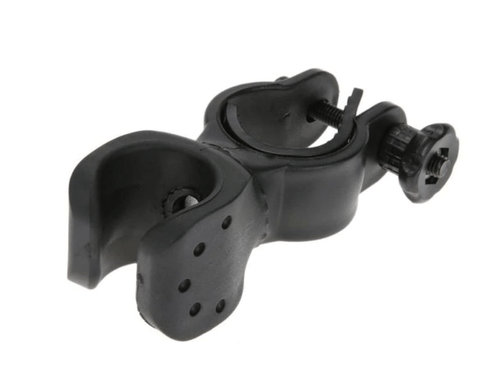 Unbranded Bike Bicycle Flashlight Mount Holder Clip Rotate 360 degree Head LED Light Torch