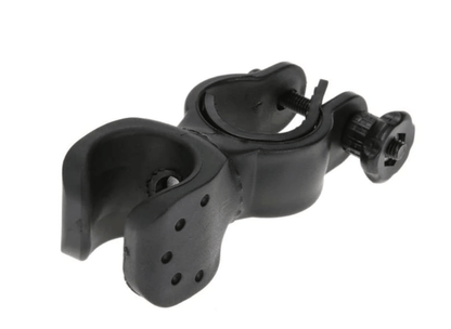 Unbranded Bike Bicycle Flashlight Mount Holder Clip Rotate 360 degree Head LED Light Torch