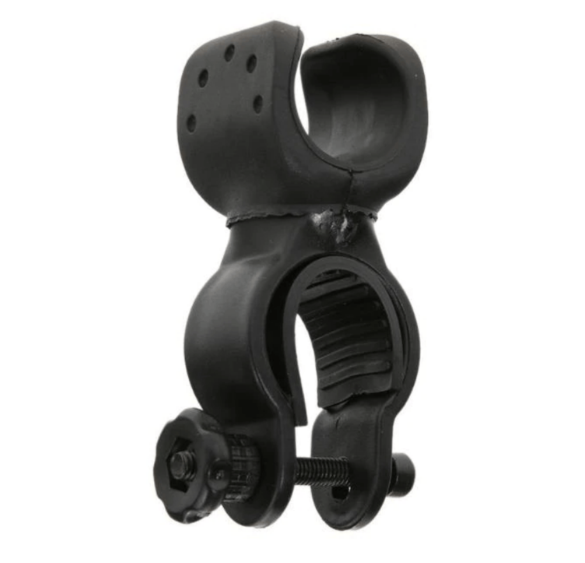 Unbranded Bike Bicycle Flashlight Mount Holder Clip Rotate 360 degree Head LED Light Torch