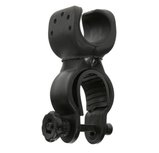 Unbranded Bike Bicycle Flashlight Mount Holder Clip Rotate 360 degree Head LED Light Torch