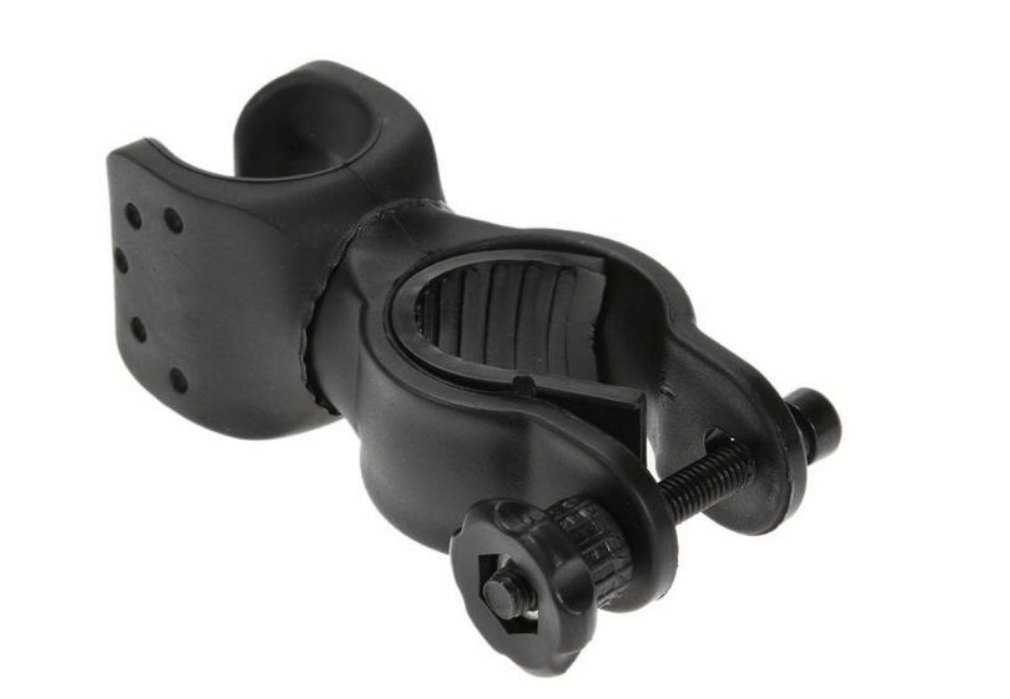 Unbranded Bike Bicycle Flashlight Mount Holder Clip Rotate 360 degree Head LED Light Torch
