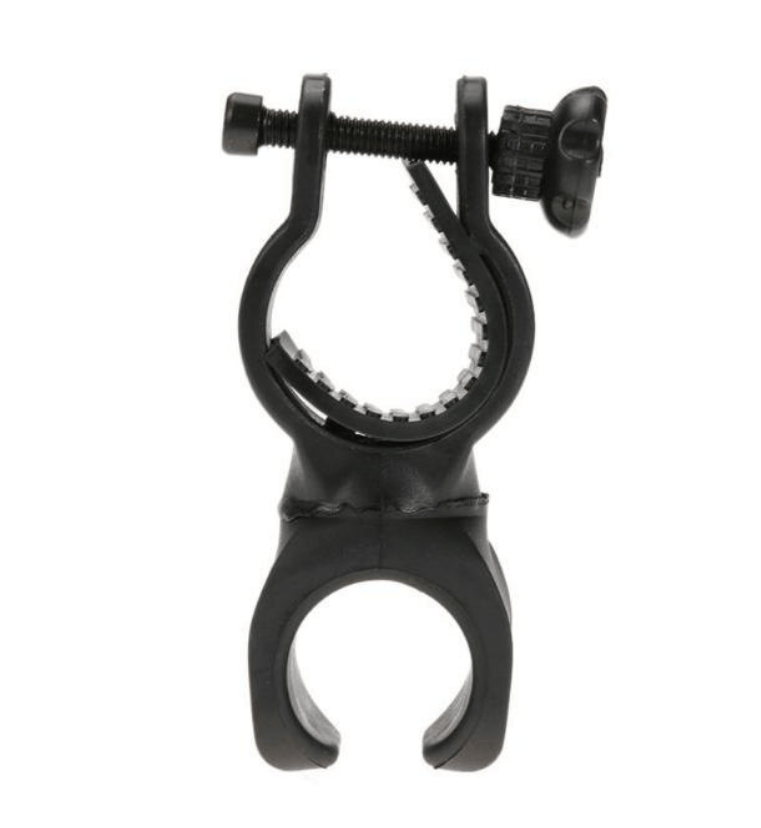 Unbranded Bike Bicycle Flashlight Mount Holder Clip Rotate 360 degree Head LED Light Torch