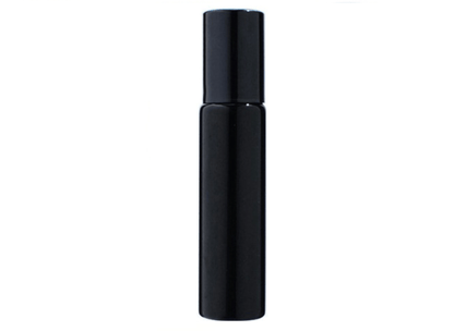 Unbranded Black 10ML 10ML Metal Roller Refillable Bottle Essential Oils Roll-on Perfume Bottles