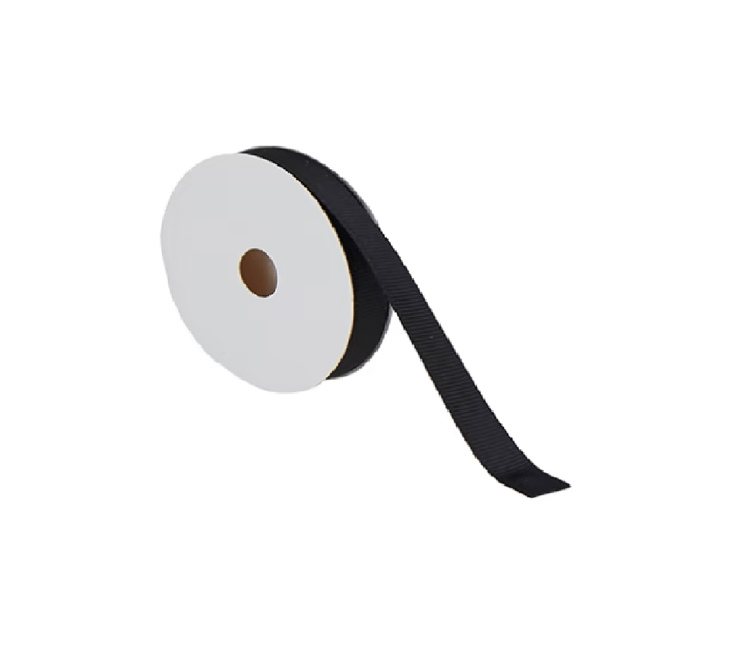 Unbranded Black 10mm Width Ribbon Scrapbook Wedding Wrap Party Decor Gift Packing Presents 1M