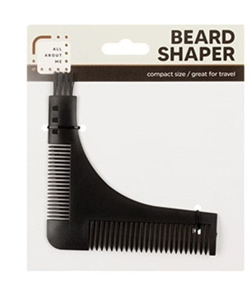 Unbranded Black Beard Styling Shaping Template Comb Barber Tool Brush Trimming Shaper Stencil