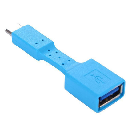 Unbranded Blue USB-C 3.1 Type C Male to USB 3.0 Cable Adapter OTG Data Sync Charger Charging