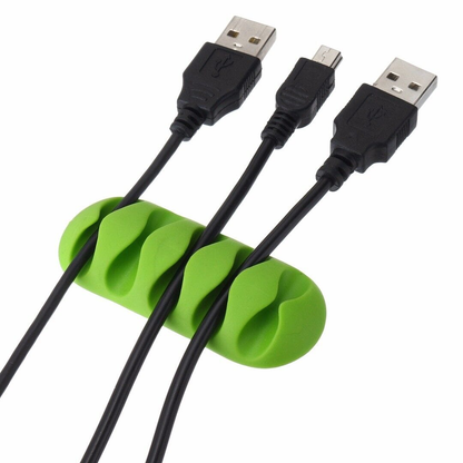 Unbranded Cable Reel Wire Organizer Desktop Clips Cord Management Headphone Wire Holder