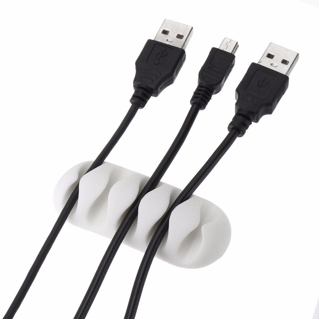 Unbranded Cable Reel Wire Organizer Desktop Clips Cord Management Headphone Wire Holder