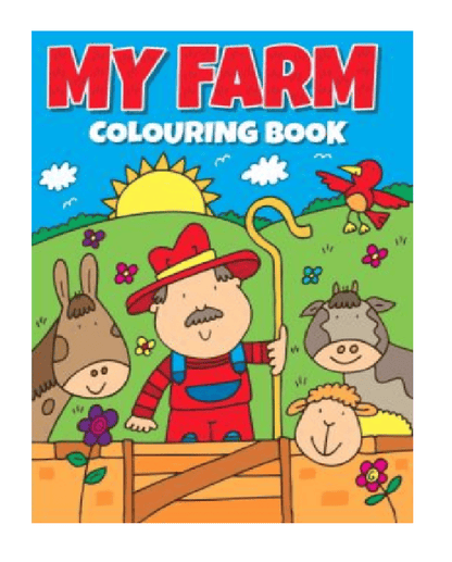 Unbranded Colouring Books Farm Colouring Book Boy Kids Activity Farm Pirates Animals Dinosaur A4
