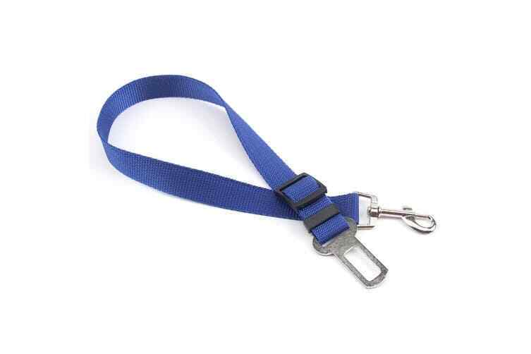 Unbranded Dark Blue Car Vehicle Safety Seat Belt Restraint Harness Leash Travel Clip for Pet Cat Dog