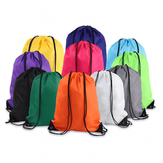 Unbranded Drawstring Backpack Sports Travel Beach 35cm x 42cm Swimming Shoe Bag