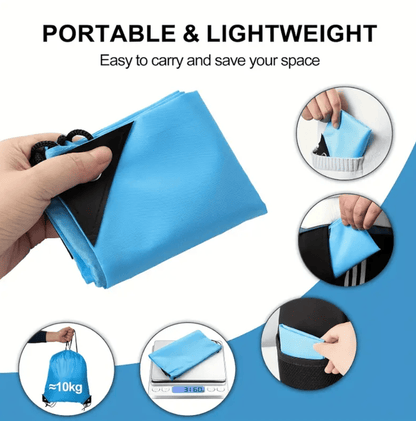 Unbranded Drawstring Backpack Sports Travel Beach 35cm x 42cm Swimming Shoe Bag