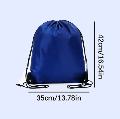 Unbranded Drawstring Backpack Sports Travel Beach 35cm x 42cm Swimming Shoe Bag