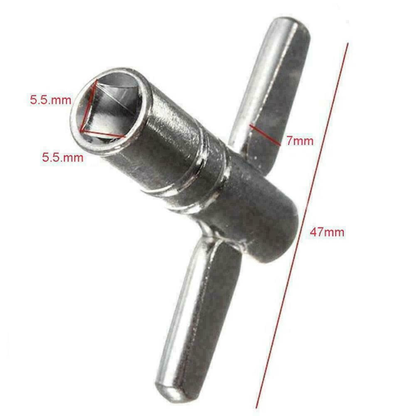 Unbranded Drum Tuner Key Tuning & Adjustment Tool for Drum Kit Chrome Plated Steel