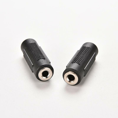 Unbranded Earphone F/F Devices Audio Coupler 3.5mm Female to 3.5mm Female Jack AUX Adaptor