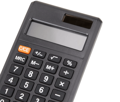 Unbranded Electronic Pocket Calculator Mini Desk 8 digits Solar Battery School Shop Work