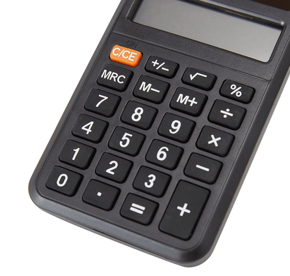 Unbranded Electronic Pocket Calculator Mini Desk 8 digits Solar Battery School Shop Work