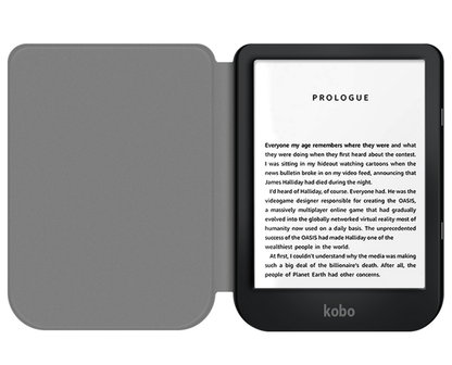 Unbranded For Kobo Nia 6" inch Tablet Smart Leather Case Cover Shell Book Black Ereader