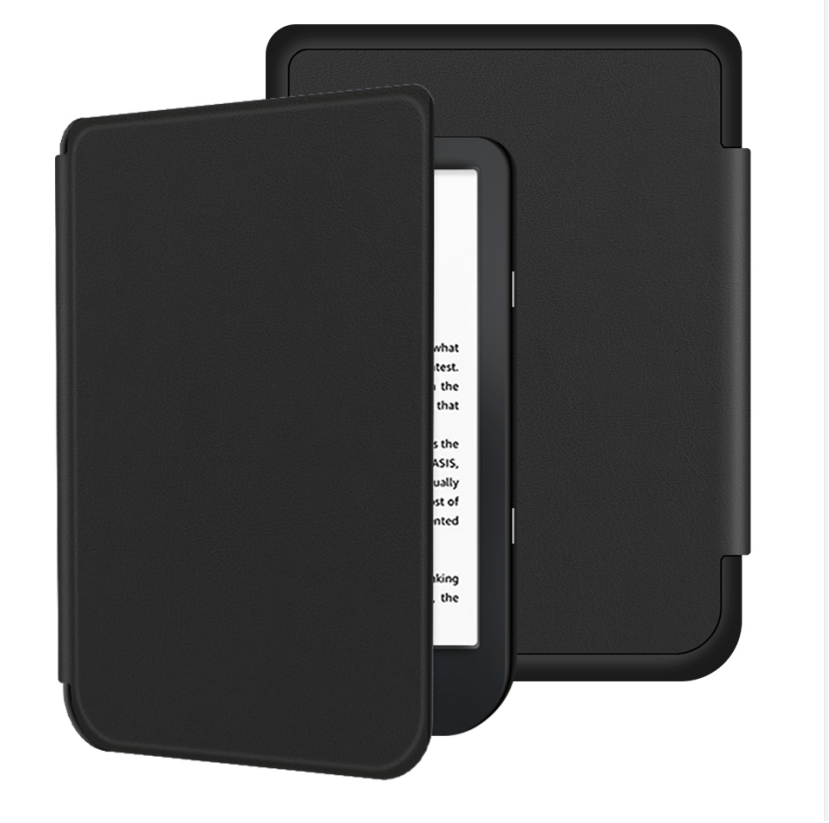 Unbranded For Kobo Nia 6" inch Tablet Smart Leather Case Cover Shell Book Black Ereader