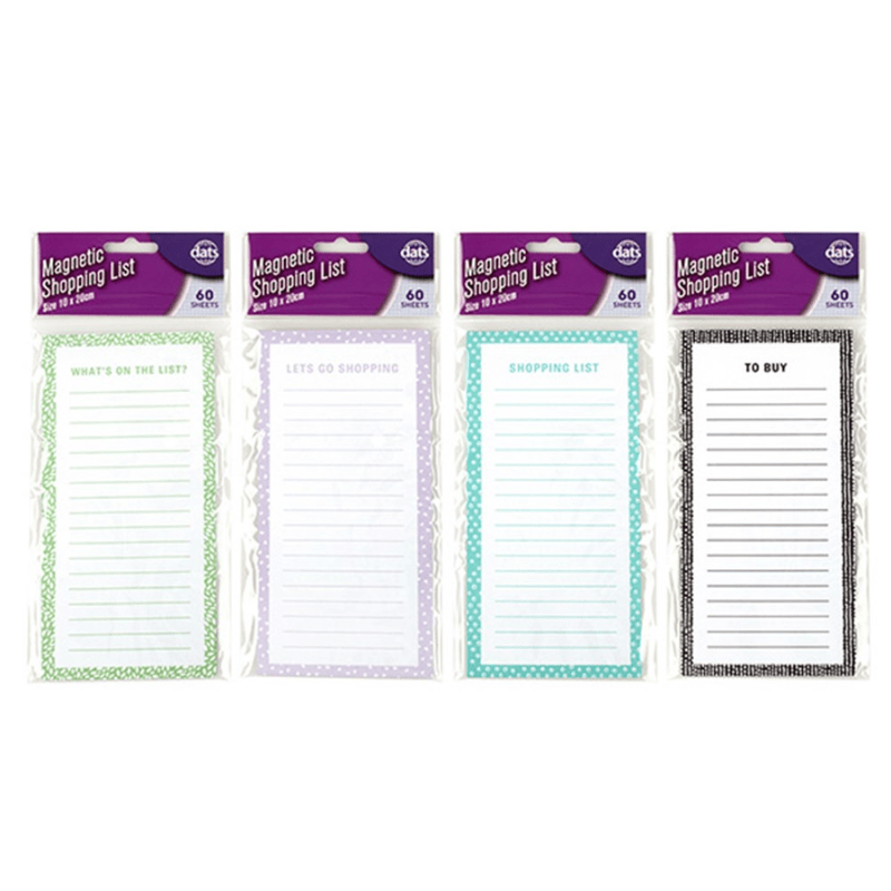 Unbranded Fridge Magnetic Shopping Lists Things To Do List Memo Pad Note Sheet 60 Pages B3