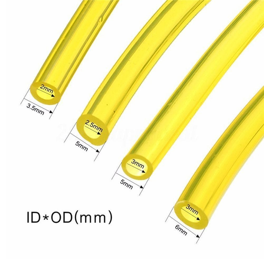 Unbranded Fuel Gas Line Pipe Hose For Trimmer Chainsaw Blower ID 2mm/2.5mm/3mm Lawnmowers