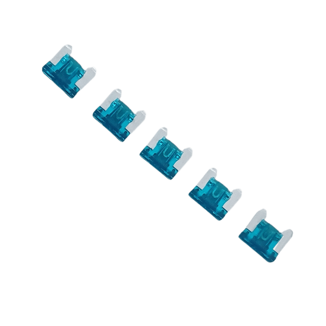Unbranded Fuses 10x 15AMP Micro Mini Car Fuse Blade Truck Auto 15A Automotive Low Profile Fuses