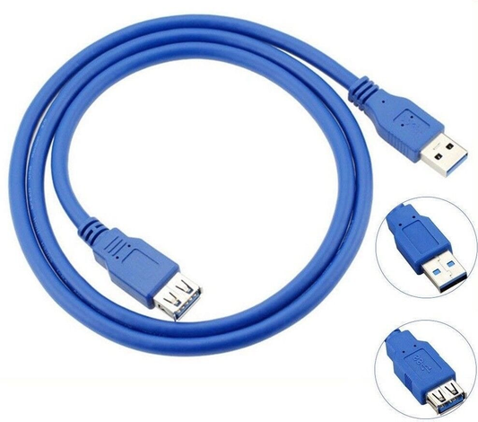 Unbranded/Generic 0.5M USB 3.0 SuperSpeed Extension Cable Male to Female M/F Cord High Speed AU