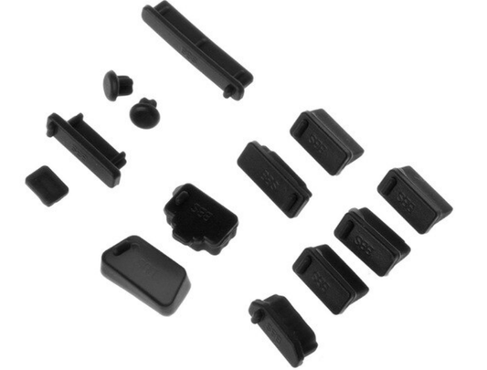 Unbranded/Generic 13pcs Silicone Anti-dust Plugs Protection Set For Laptop Mac Book PC Accessories