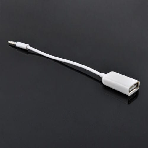 Unbranded/Generic 1Pc Car AUX Audio Male Plug Jack To USB 2.0 Female Converter Cable Cord 3.5mm