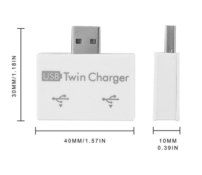 Unbranded/Generic 2 Ports USB 2.0 Splitter Charger