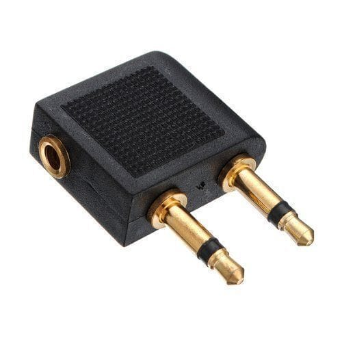 Unbranded/Generic 3.5 mm x 3,5 mm Aircraft Airline Travel Headphone Jack audio Adapter