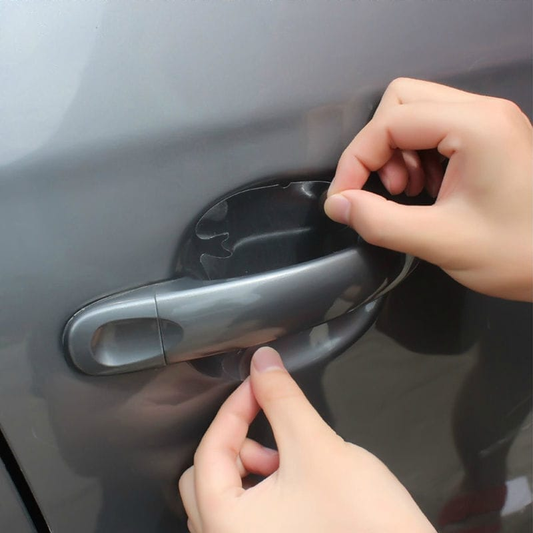 Unbranded/Generic 4PCS AUTO Vinyl Car Handle Door Invisible Protector Films Scratches Sticker