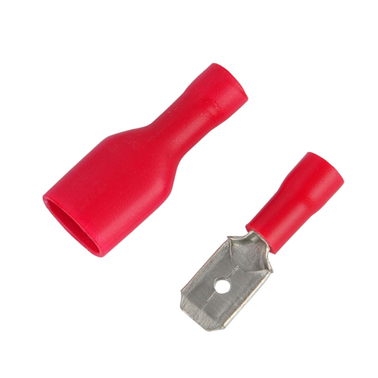 Unbranded/Generic 50PC Electrical Wire Connector Insulated Crimp Terminals Spade Red Assorted Set