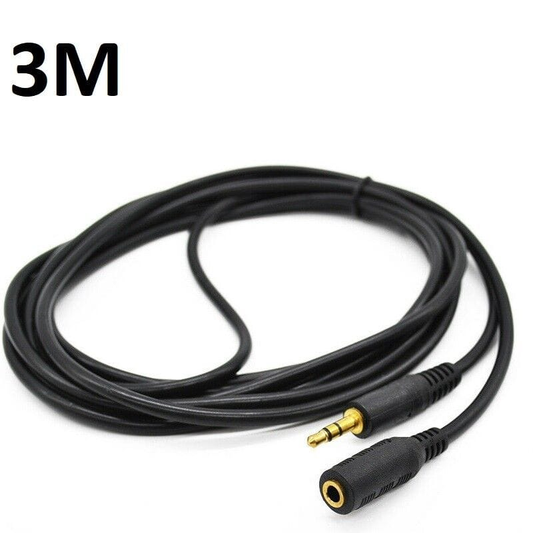 Unbranded/Generic AUX Female to Male MP3 Headphone 3.5mm Stereo Audio Extension Cable Cord 3M
