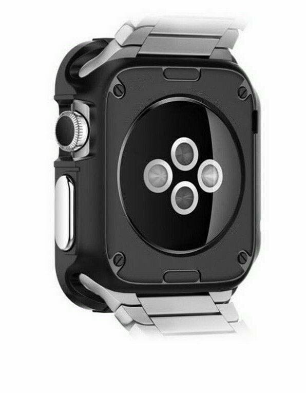 Unbranded/Generic Fashion Protective Case Cover iWatch 1 2 3 Apple Bumper Protector Black 42mm