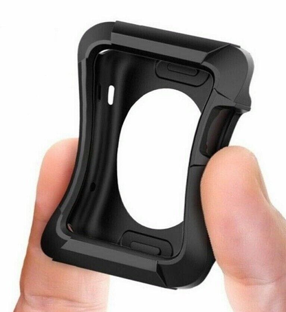 Unbranded/Generic Fashion Protective Case Cover iWatch 1 2 3 Apple Bumper Protector Black 42mm