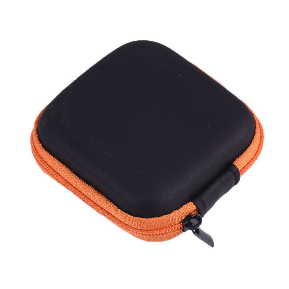 Unbranded/Generic Pouch Hard Case Pouch Storage Bag For Earphone Headphone Earbuds Cable Portable
