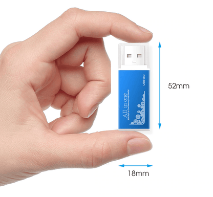 Unbranded/Generic USB 2.0 All in 1 Multi Memory Card Reader For Micro SD SDHC TF M2 MMC