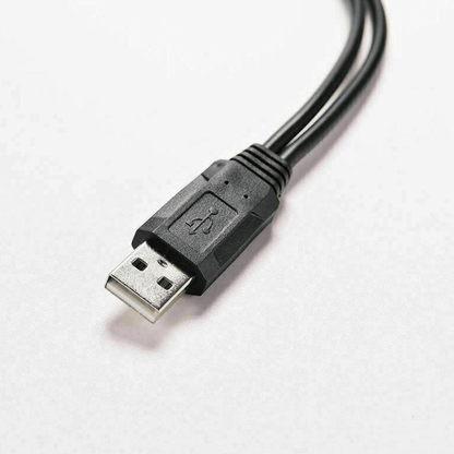 Unbranded/Generic USB 2.0 Male to Dual USB Female Hub Power Adapter Y Splitter Cable Cord Lead AU